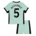 Billige Chelsea Benoit Badiashile #5 Børnetøj Tredjetrøje til baby 2023-24 Kortærmet (+ korte bukser)